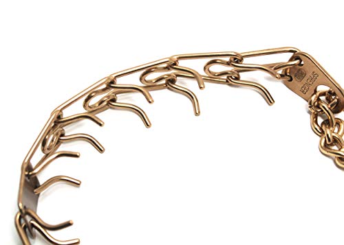Herm Sprenger Animal Collar in 16in (41cm) x 2.25mm, Gold