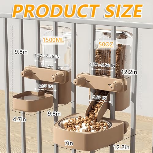 VE ThalasynTech Pet Feeder in Brown