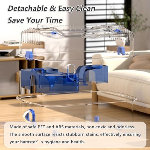 VE ThalasynTech Animal Cage in L, Blue
