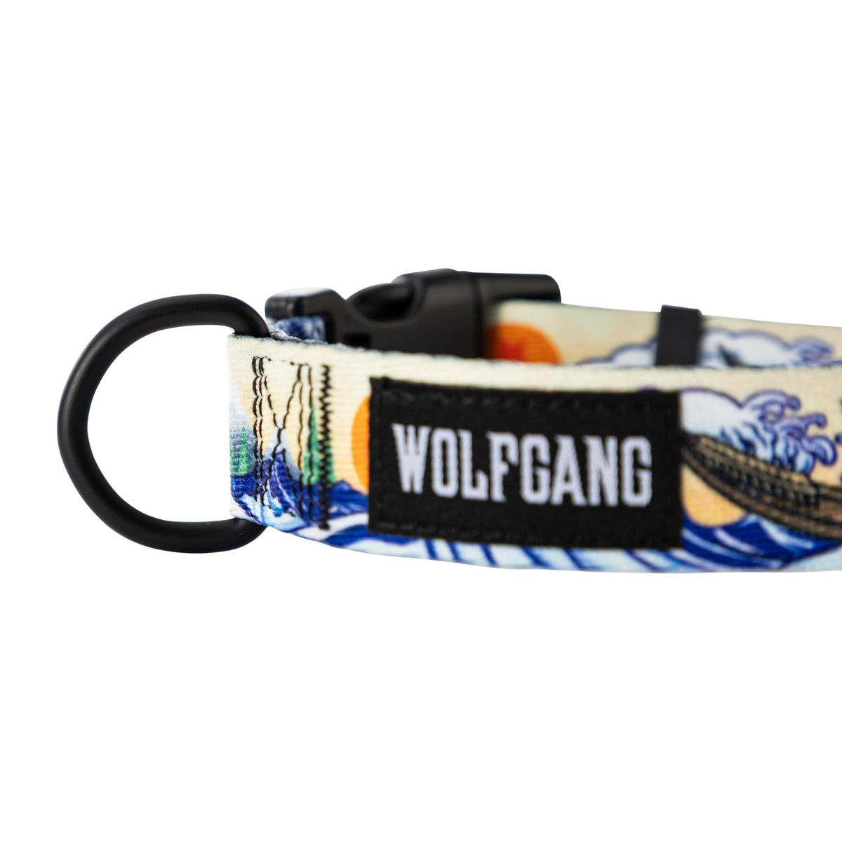 Wolfgang Man & Beast Animal Collar in Medium (1 Inch x 12-18 Inch), MountainWave Print