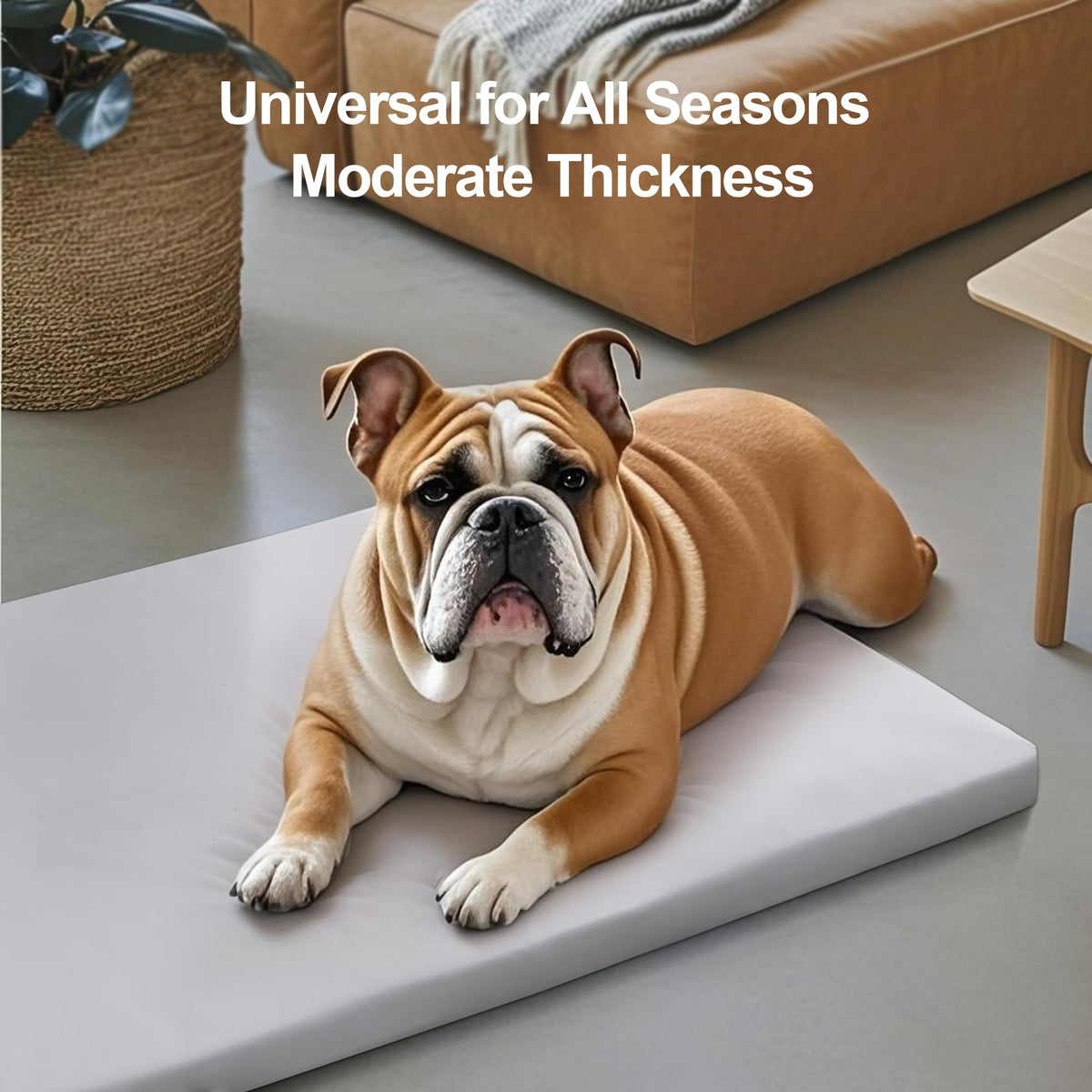 Liliowons Pet Bed Mat in 36"L x 23"W, Gray