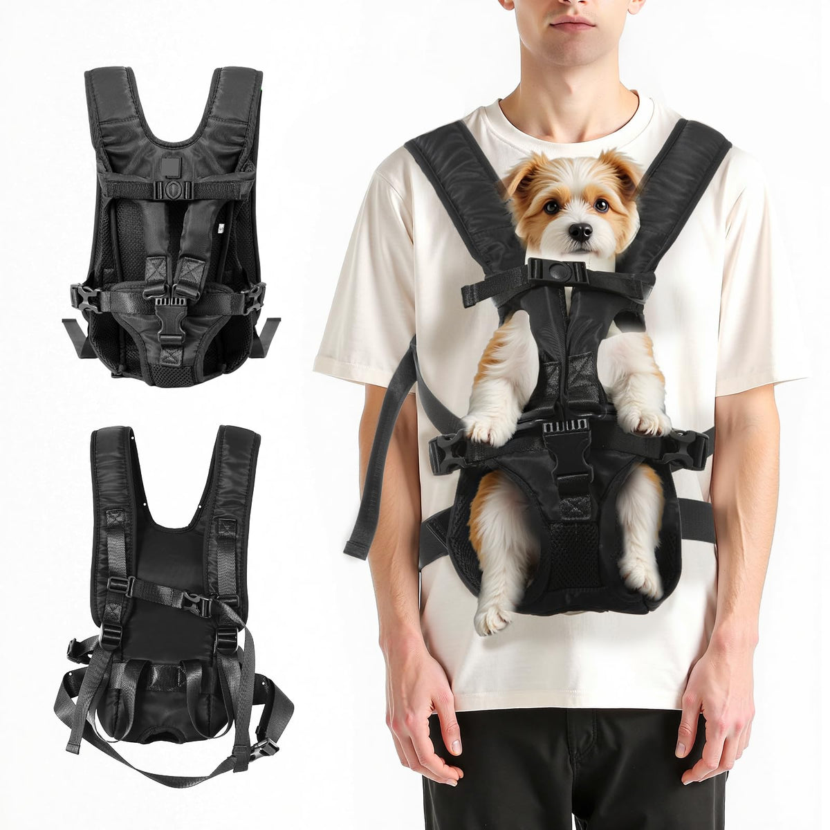 ZTVA Animal Carrier in 1.0"L x 1.0"W x 1.0"H, Black