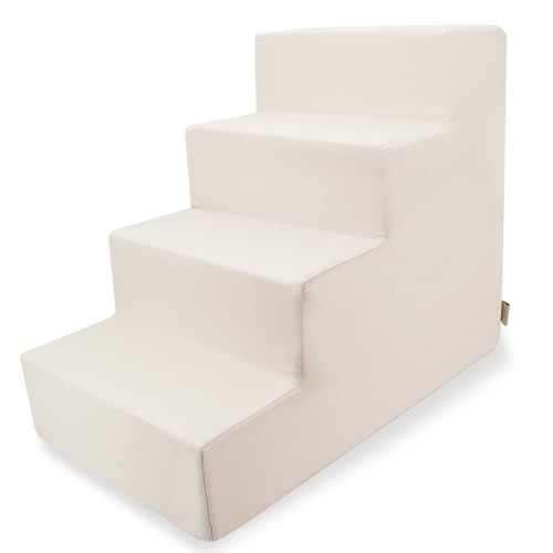 Best Pet Supplies Animal Stair in H: 18 Inches, Ivory
