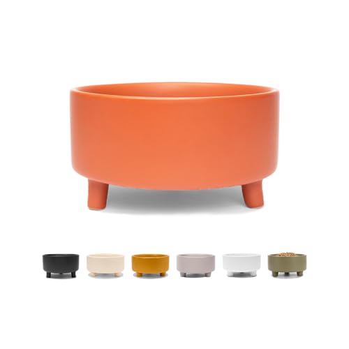 Waggo Pet Feeder in Medium, Teracotta