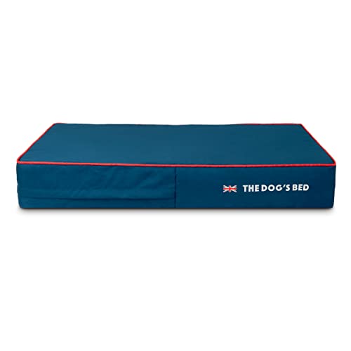 The Dog's Balls Pet Supplies in Small Spare Cover (4" Deep), Blue with Red Trim UK Flag
