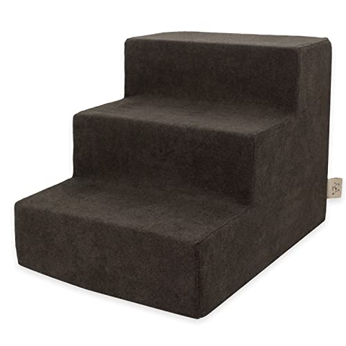 Best Pet Supplies Animal Stair in H: 13.5 Inches, Dark Brown