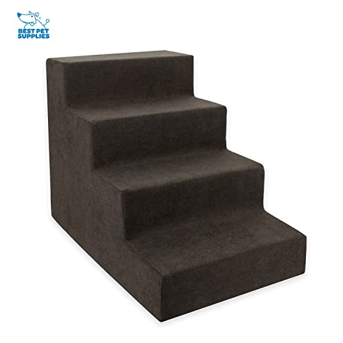 Best Pet Supplies Animal Stair in H: 18 Inches, Dark Brown