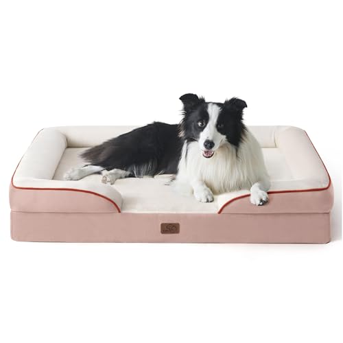 Bedsure Pet Bed Mat in 35"l X 25"w X 6.5"th, Pink