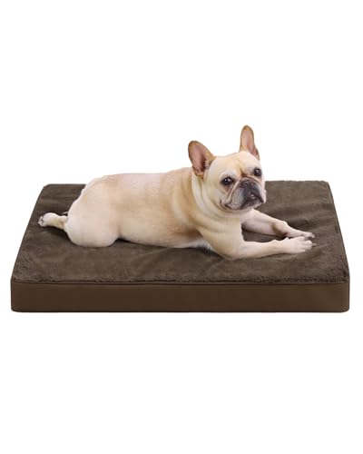 KSIIA Pet Bed Mat in 23.0"L x 17.0"W x 3.0"Th, Brown