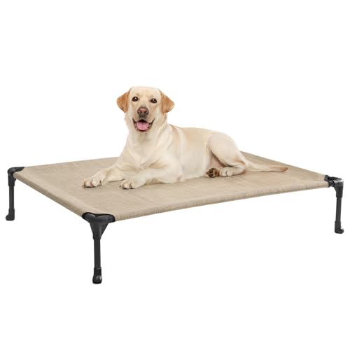 Veehoo Pet Bed Mat in 42.0"L x 30.0"W x 7.0"Th, Beige Coffee