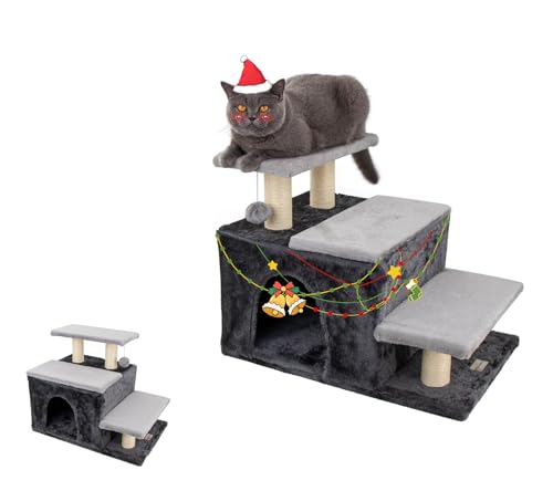 Hapineko Animal Stair in Medium, Grey