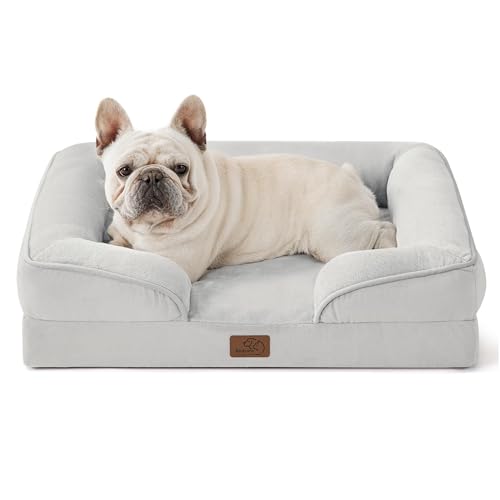 Bedsure Pet Bed Mat in 28"l X 23"w X 6.5"th, Ether Grey