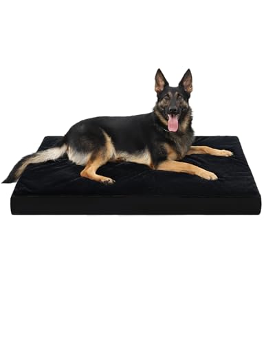 KSIIA Pet Bed Mat in 47.0"L x 29.0"W x 4.0"Th, Black