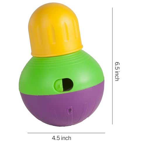 Starmark Pet Toy in Small (Pack of 12), Green, purple, and yellow