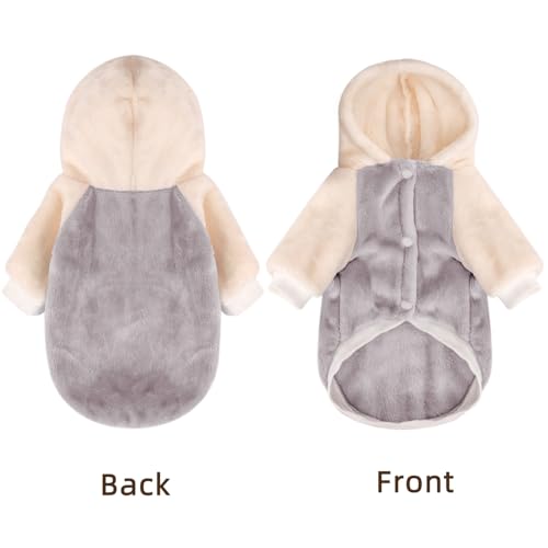 FABRICASTLE Pet Apparel in XX-Small, Lightgrey-Cream
