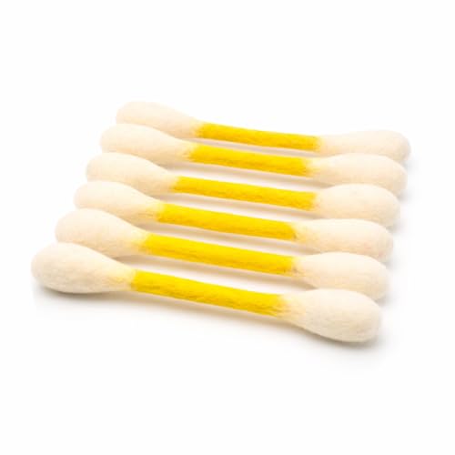 Glaciart One Pet Toy in Regular, Yellow Swabs