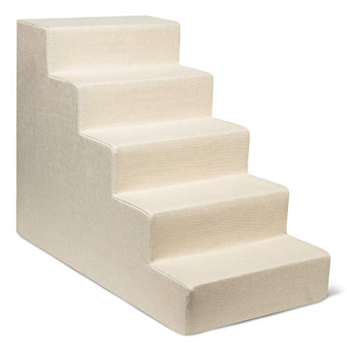 Best Pet Supplies Animal Stair in H: 22.5 Inches, Ivory
