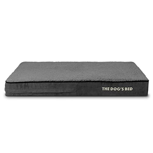 The Dog's Balls Pet Supplies in Large Spare Cover (4" Deep), Grey Plush