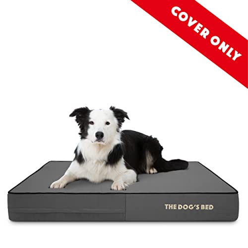 The Dog's Balls Pet Supplies in Large Spare Cover (6" Deep), Grey with Black Trim