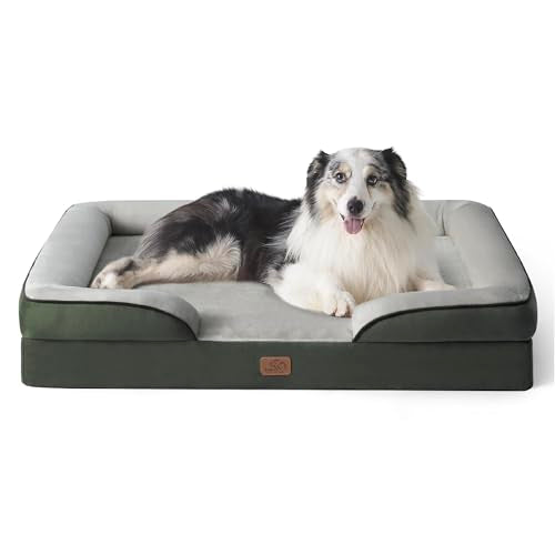 Bedsure Pet Bed Mat in 42"l X 32"w X 6.5"th, Dark Green