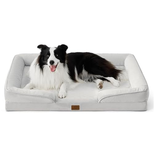 Bedsure Pet Bed Mat in 35"l X 25"w X 6.5"th, Ether Grey
