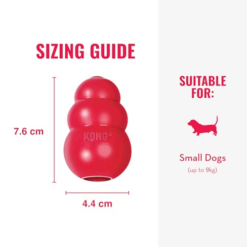 KONG Pet Toy in Small(2-Pack), Red