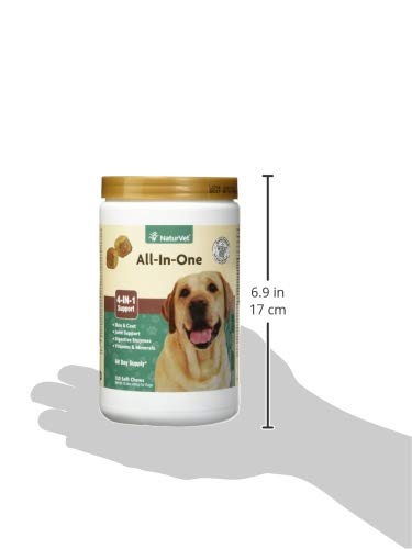 NaturVet Animal Vitamin in 120 Soft Chews, All-In-One