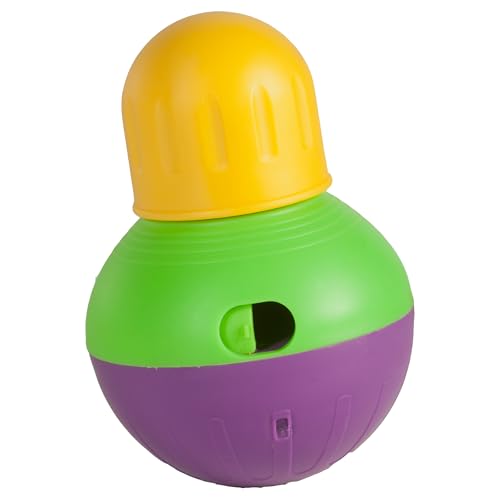 Starmark Pet Toy in Small, Green, purple, and yellow