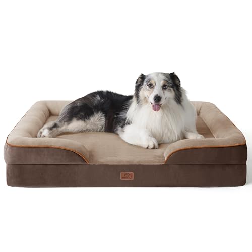 Bedsure Pet Bed Mat in 42"l X 32"w X 6.5"th, Brown