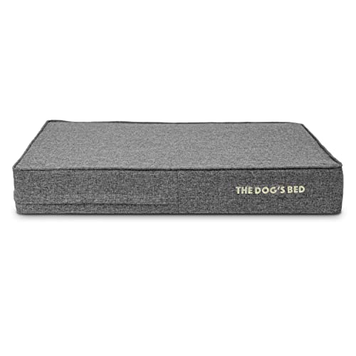 The Dog's Balls Pet Supplies in Large Spare Cover (6" Deep), Grey Linen
