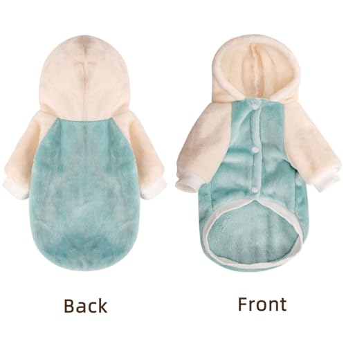 FABRICASTLE Pet Apparel in XX-Small, Green-Cream