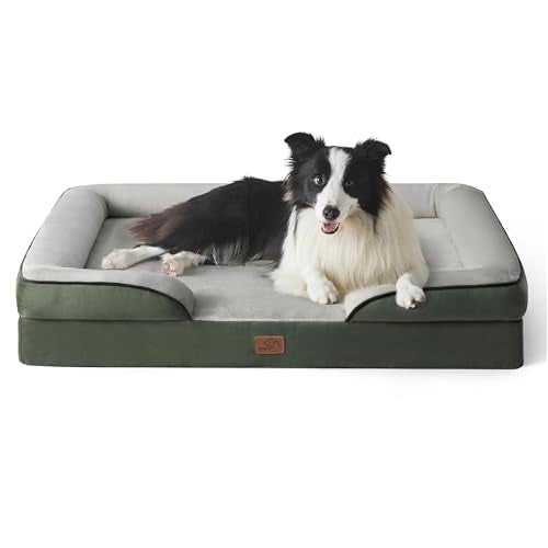 Bedsure Pet Bed Mat in 35"l X 25"w X 6.5"th, Dark Green