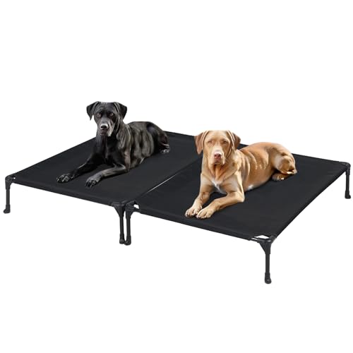 Veehoo Pet Bed Mat in 42.0"L x 30.0"W x 7.0"Th, 2Packs- Black