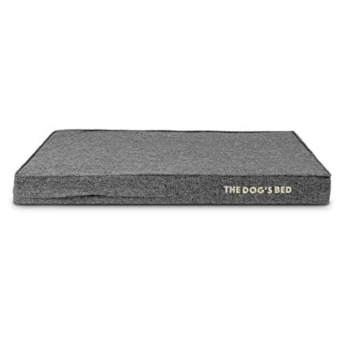 The Dog's Balls Pet Supplies in Small Spare Cover (2" Deep), Grey Linen