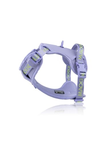 Maogoublue Animal Harness in S(Neck:11.8-17.7",Chest:17.7-21.6"), Petale Purple