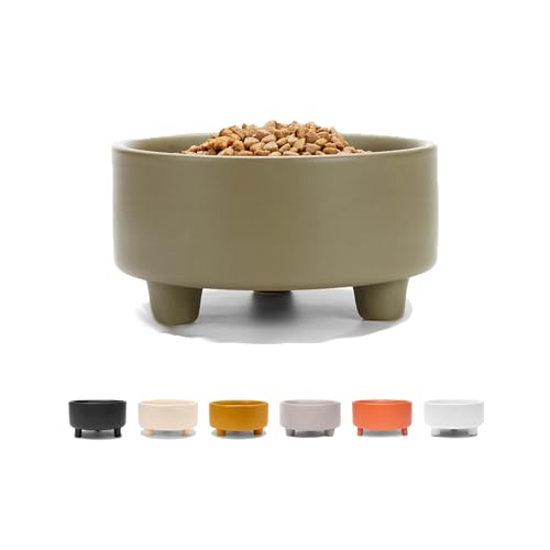 Waggo Pet Feeder in Medium, Olive