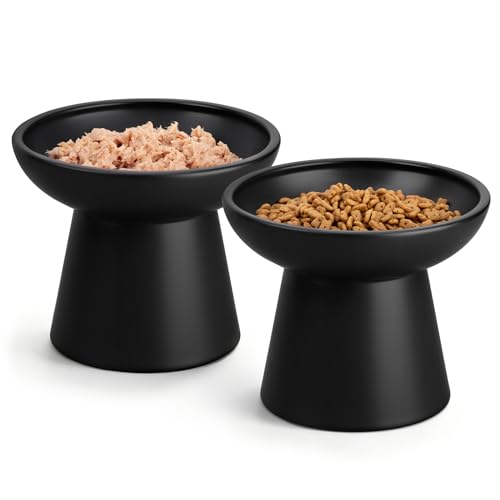 vancasso Pet Feeder in Black
