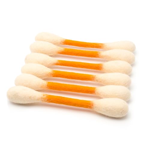 Glaciart One Pet Toy in Regular, Orange Swabs