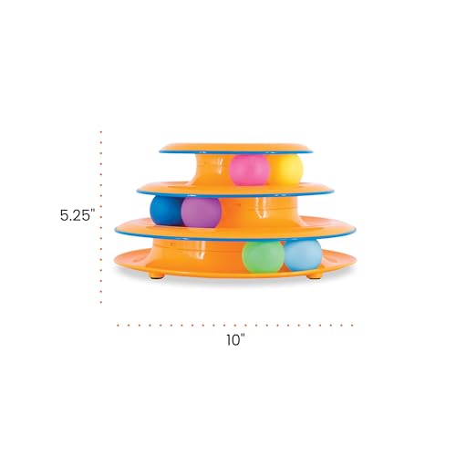 Catstages Pet Toy in One-Size, Tower Of Tracks
