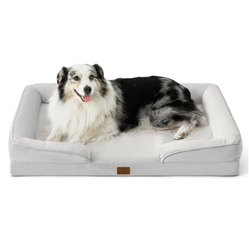 Bedsure Pet Bed Mat in 42"l X 32"w X 6.5"th, Ether Grey