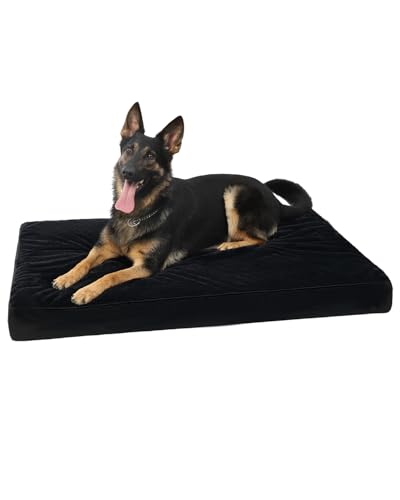 KSIIA Pet Bed Mat in 41.0"L x 27.0"W x 3.0"Th, Black