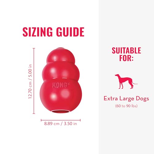 KONG Pet Toy in X-Large (Pack of 1), Red