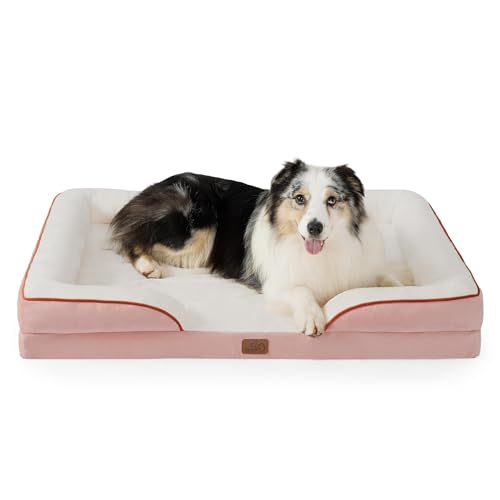 Bedsure Pet Bed Mat in 42"l X 32"w X 6.5"th, Pink