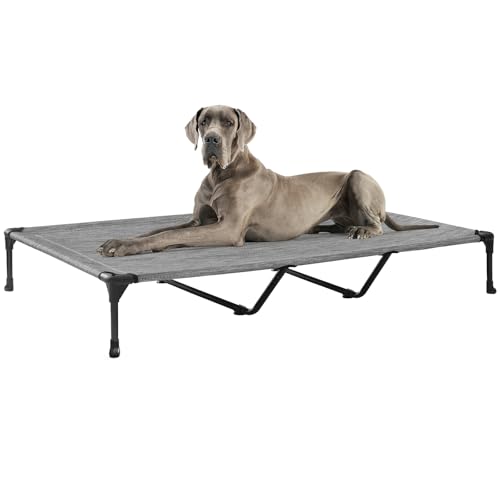 Veehoo Pet Bed Mat in 59.0"L x 37.5"W x 9.0"Th, Black Silver