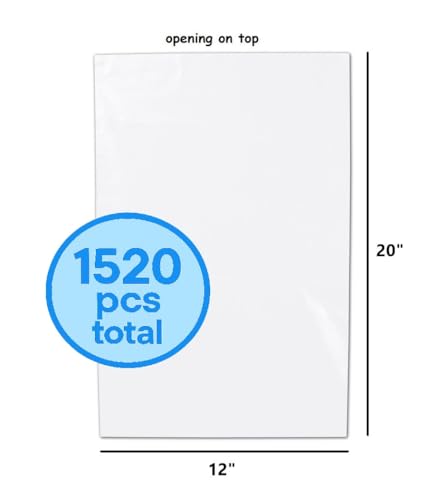Eagle Food Storage Bag in 12"x20", Clear