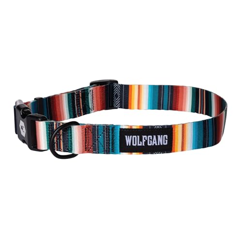 Wolfgang Man & Beast Animal Collar in Small (5/8 Inch x 8-12 Inch), LostArt Print