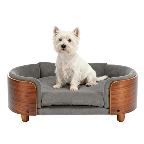 Trygoal Pet Bed Mat in 26.38, Dark Gray & Walnut