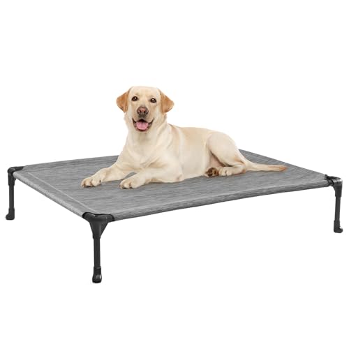 Veehoo Pet Bed Mat in 42.0"L x 30.0"W x 7.0"Th, Black Silver