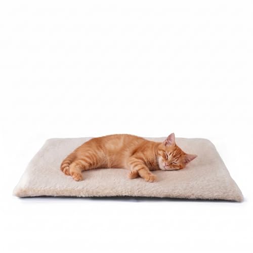 FunFurry Pet Bed Mat in 24" X 18", Ivory