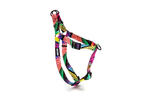 Wolfgang Man & Beast Animal Harness in Medium (5/8 Inch x 16-24 Inch), RetroFit Print